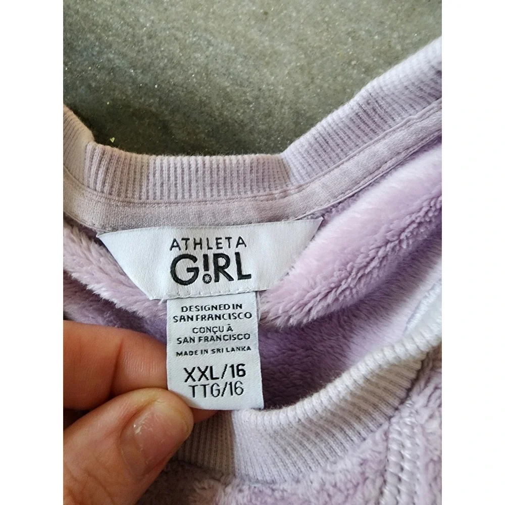 Athleta Girl Activewear Lot 5pc Fleece Hoodie Sweatshirt Leggings‎ 16 XXL